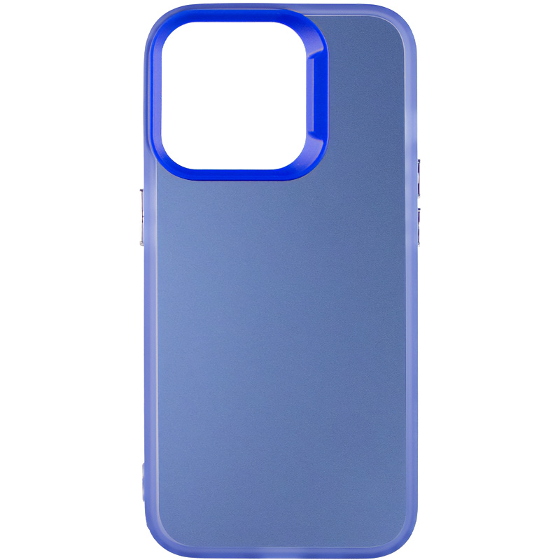 TPU+PC чохол Magic glow with protective edge для Apple iPhone 14 Pro (6.1") (Blue)