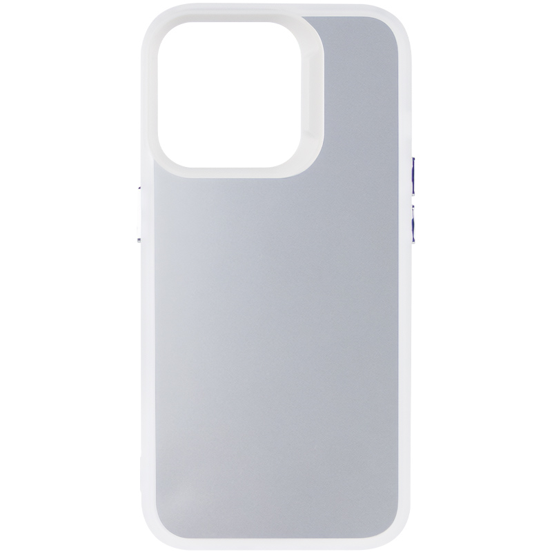 TPU+PC чохол Magic glow with protective edge для Apple iPhone 14 Pro (6.1") (White)