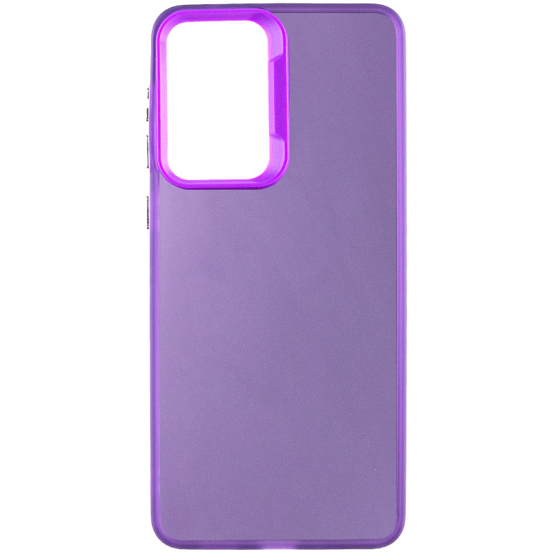 TPU+PC чехол Magic glow with protective edge для Samsung Galaxy A52 4G / A52 5G / A52s (Purple)