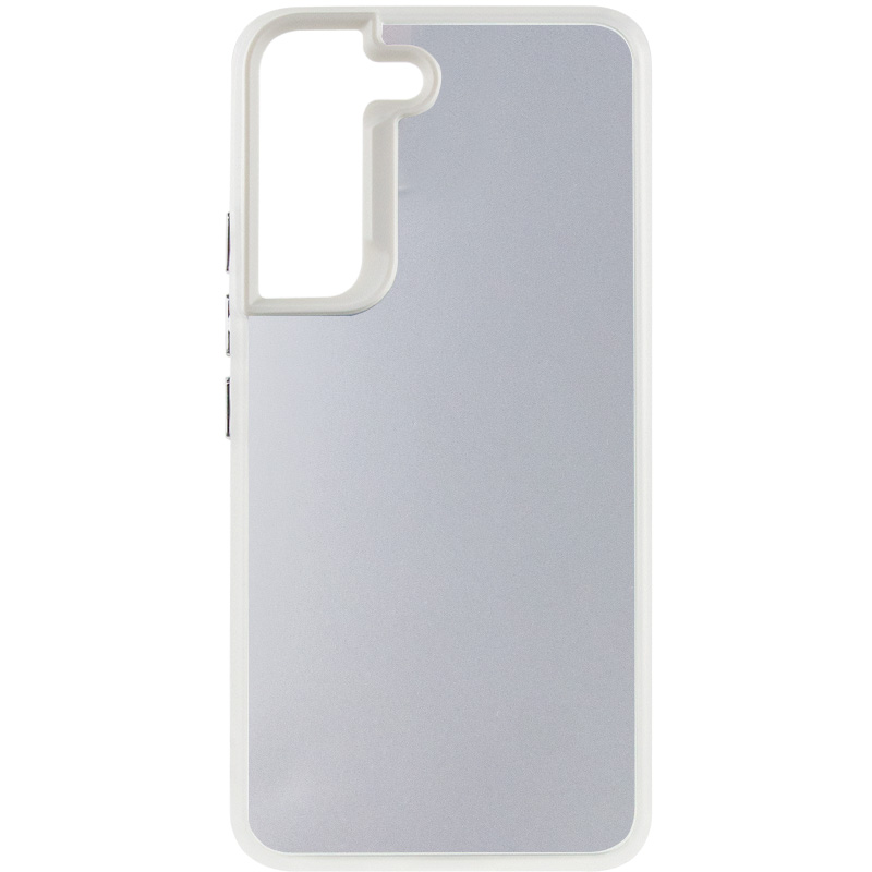 TPU+PC чохол Magic glow with protective edge для Samsung Galaxy S22 (White)