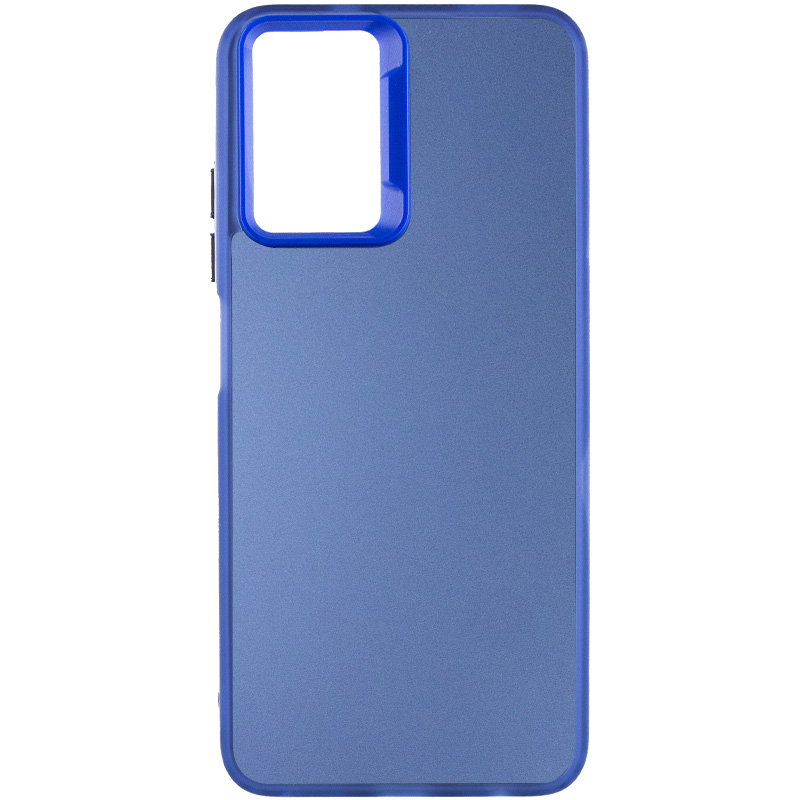 TPU+PC чохол Magic glow with protective edge для Xiaomi Redmi Note 10s (Blue)