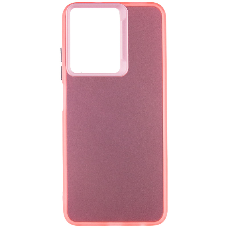 TPU+PC чохол Magic glow with protective edge для Xiaomi Redmi Note 11 Pro (Global) (Pink)