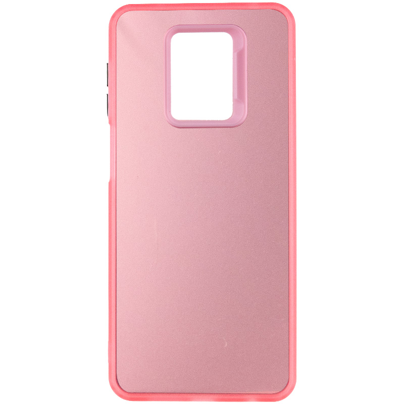 TPU+PC чехол Magic glow with protective edge для Xiaomi Redmi Note 9s / Note 9 Pro / Note 9 Pro Max (Pink)