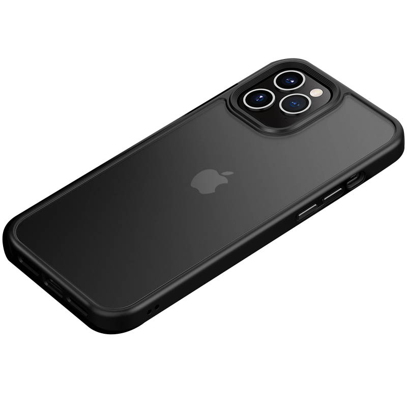 TPU+PC чехол Metal Buttons для Apple iPhone 11 Pro Max (6.5") (Черный)