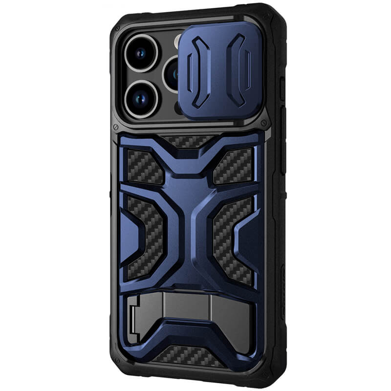 TPU+PC чохол Nillkin CamShield Adventurer для Apple iPhone 14 Pro (6.1") (Interstellar Blue)