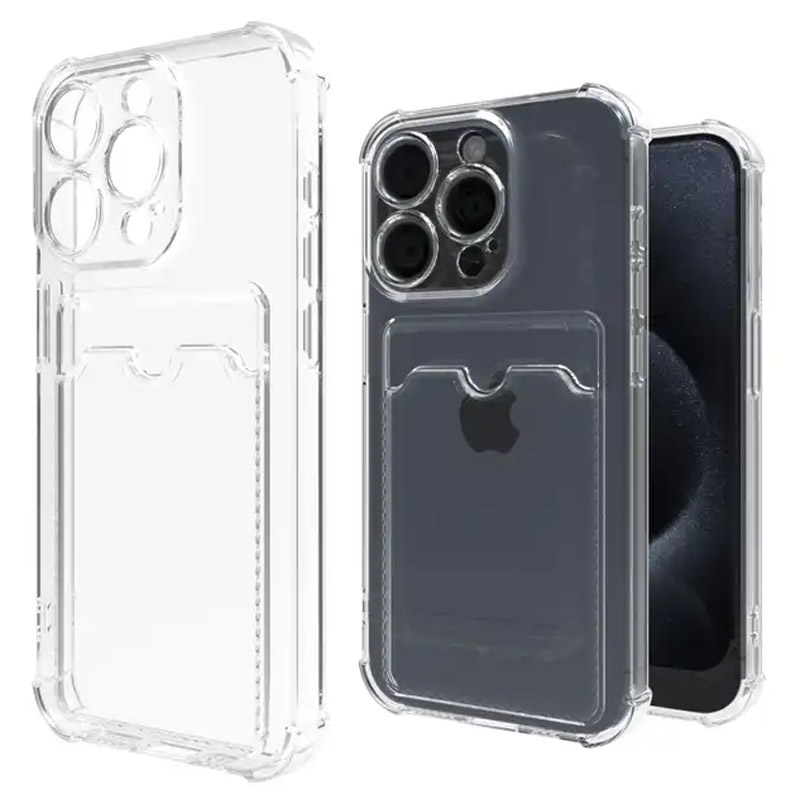 TPU+PC чохол Pocket Case для Apple iPhone 14 Pro (6.1") (Clear)