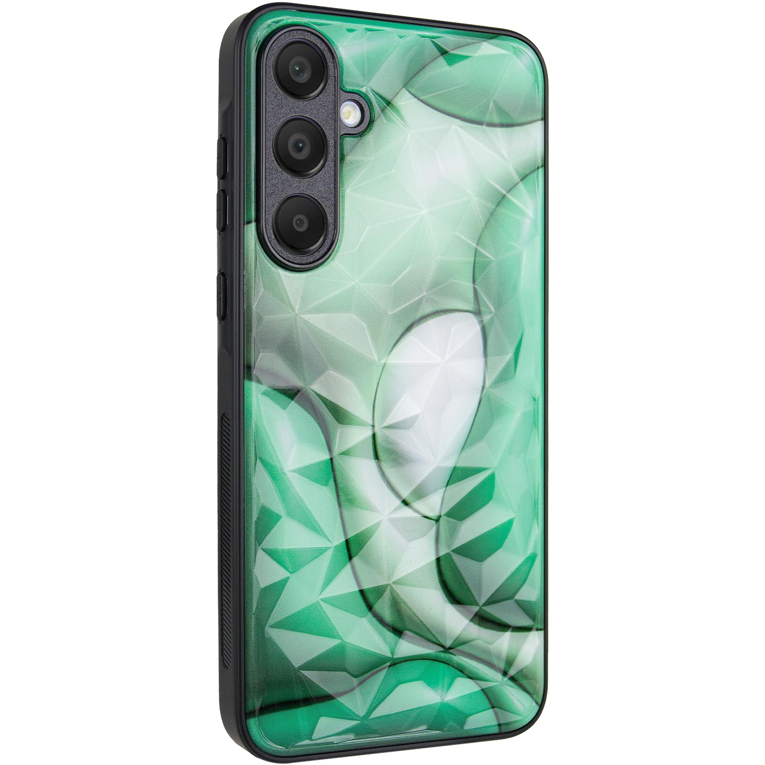 TPU+PC чехол Prisma BubbleGum для Xiaomi Redmi Note 13 4G (3D Green)