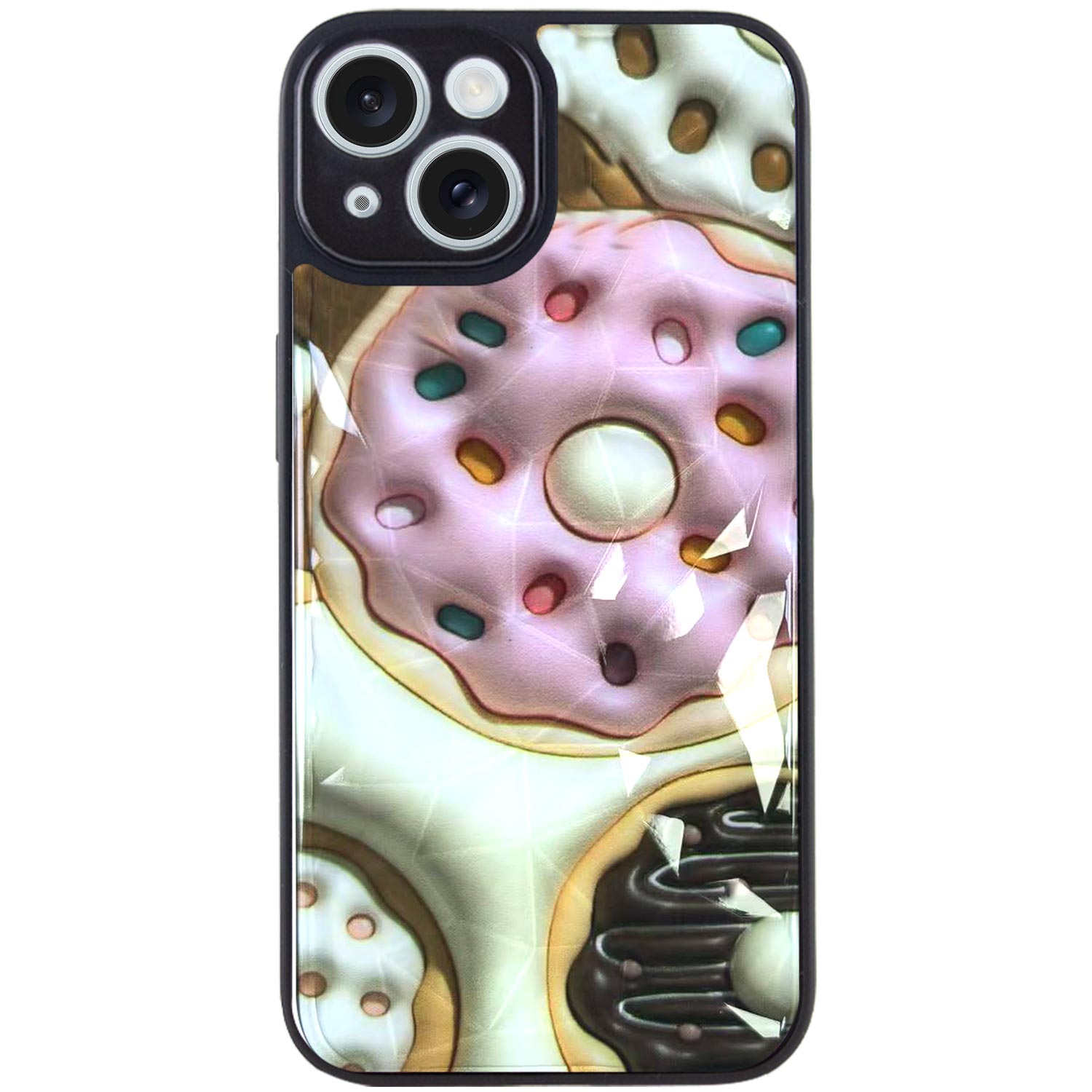 TPU+PC чохол Prisma Fluffie для Apple iPhone 15 (6.1") (Donut)