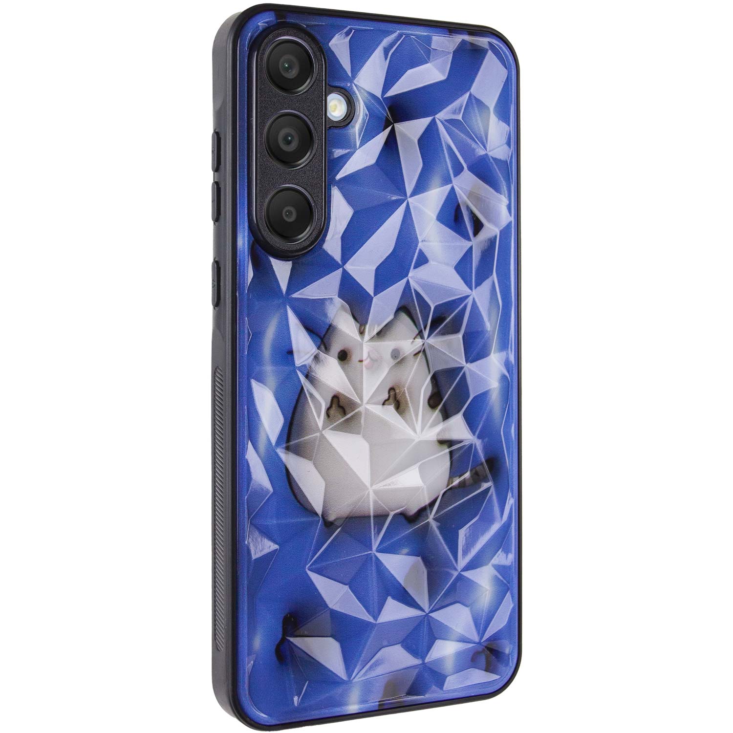 TPU+PC чехол Prisma Fluffie для Samsung Galaxy A36 5G (Pusheen)