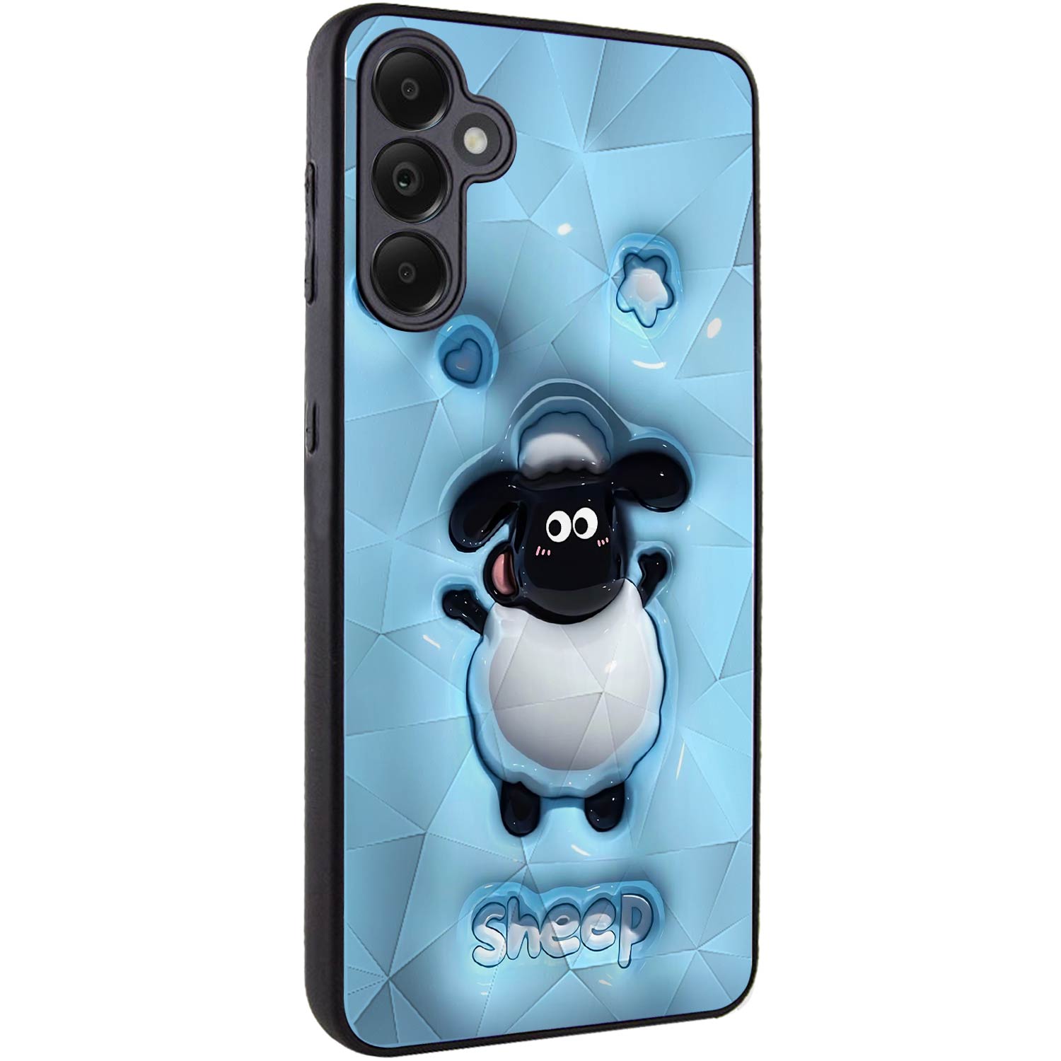 TPU+PC чехол Prisma Fluffie для Samsung Galaxy A36 5G (Sheep)