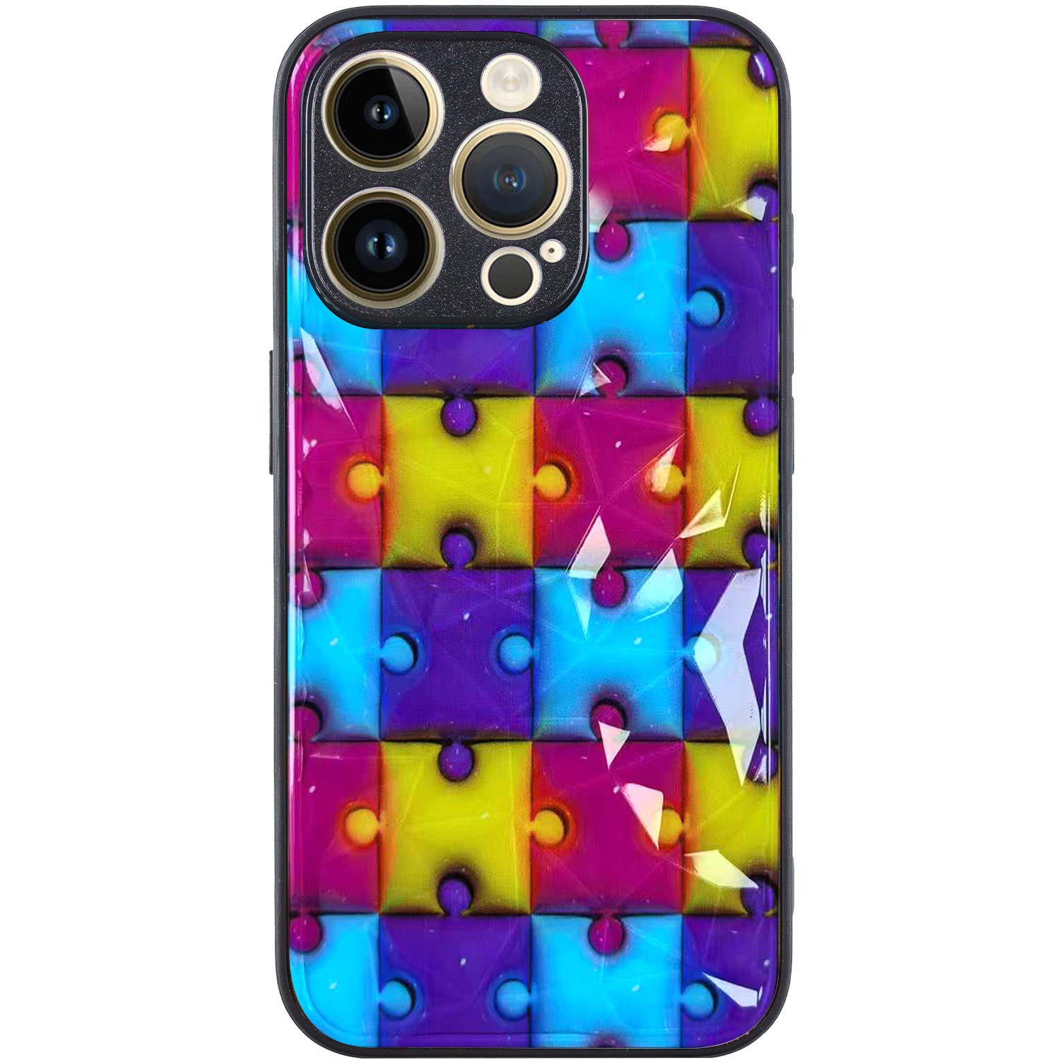 TPU+PC чехол Prisma Fluffie для Xiaomi Redmi 13 4G / Poco M6 4G (Puzzle)