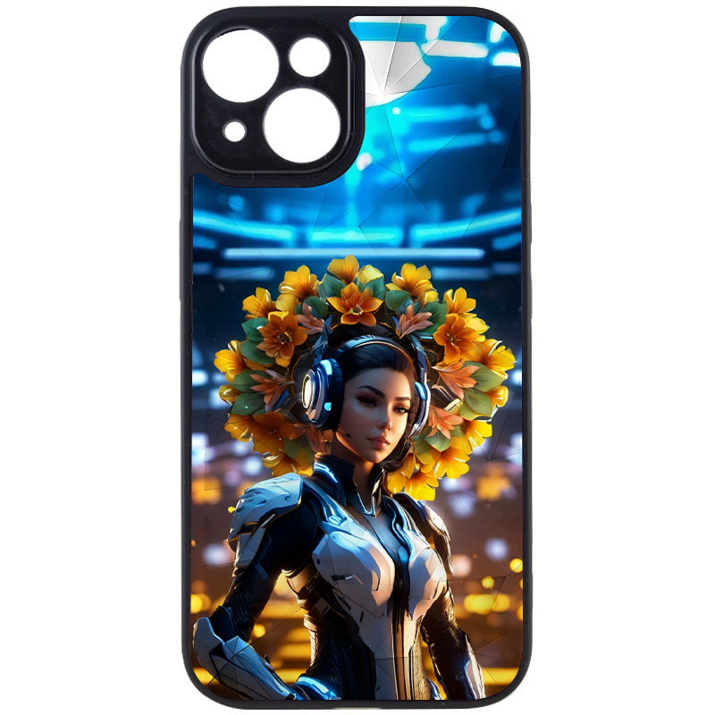 TPU+PC чохол Prisma Ladies для Apple iPhone 13 (6.1") (Cyberpunk)