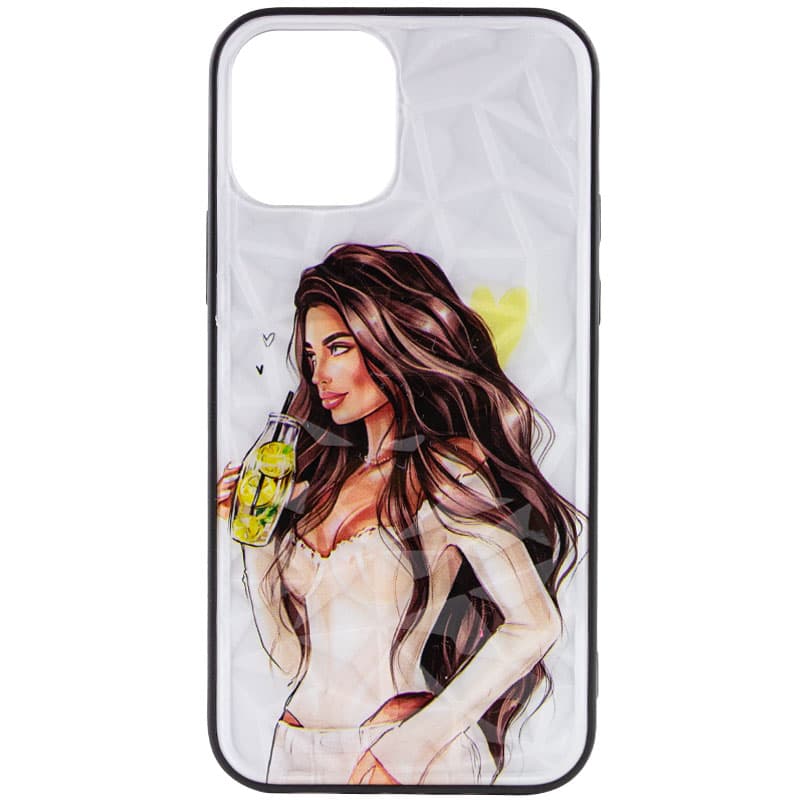 TPU+PC чехол Prisma Ladies для Apple iPhone 13 (6.1") (Yellow)