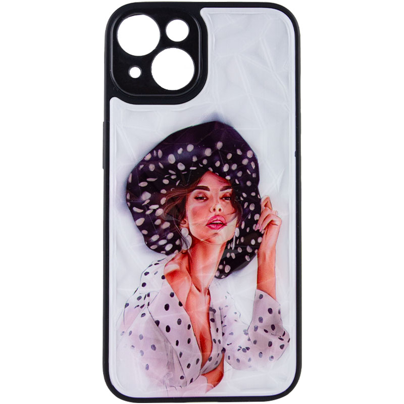 TPU+PC чохол Prisma Ladies для Apple iPhone 14 (6.1") (Girl in a hat)