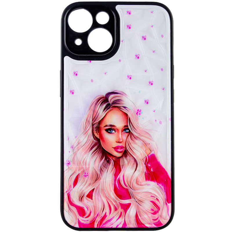 TPU+PC чохол Prisma Ladies для Apple iPhone 14 (6.1") (Pink)