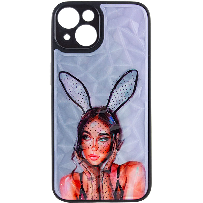 TPU+PC чохол Prisma Ladies для Apple iPhone 14 (6.1") (Rabbit)