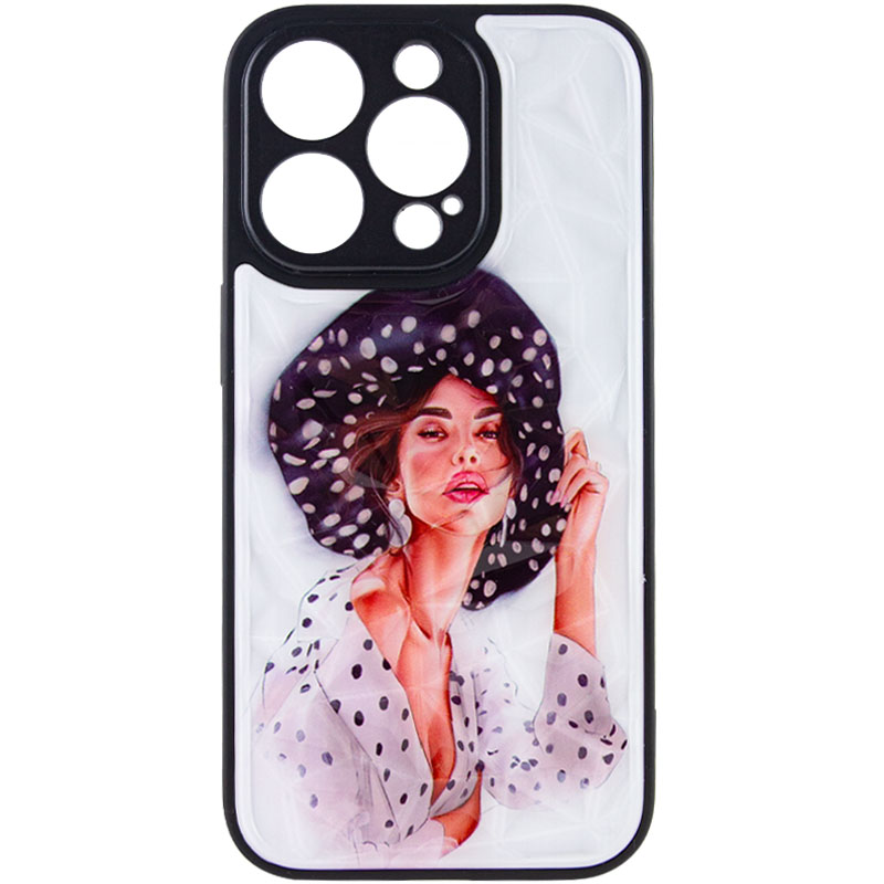 TPU+PC чохол Prisma Ladies для Apple iPhone 14 Pro Max (6.7") (Girl in a hat)