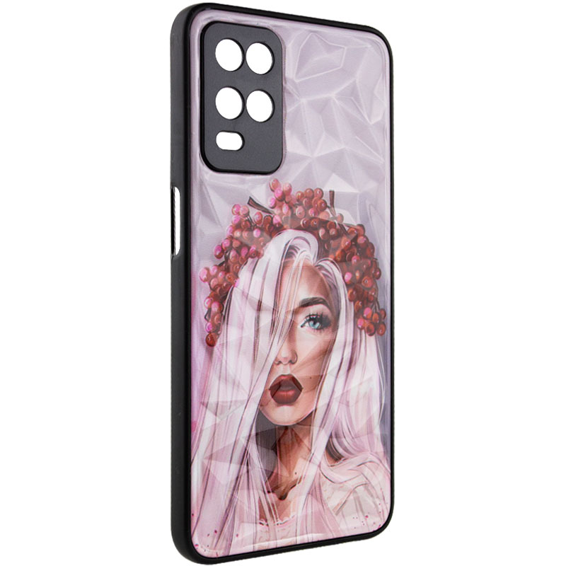 TPU+PC чехол Prisma Ladies для Oppo A54 4G (Ukrainian Girl)