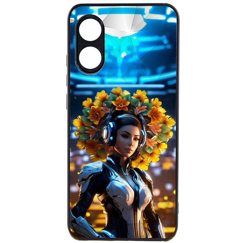 TPU+PC чохол Prisma Ladies для Oppo A58 4G (Cyberpunk)