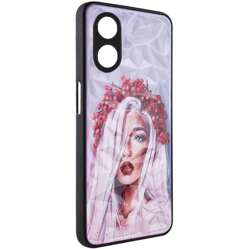 TPU+PC чехол Prisma Ladies для Oppo A98 (Ukrainian Girl)