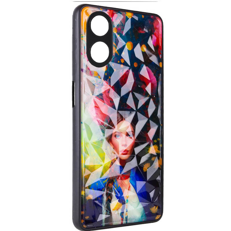 TPU+PC чохол Prisma Ladies для Oppo Reno 8 T 4G (Peonies)