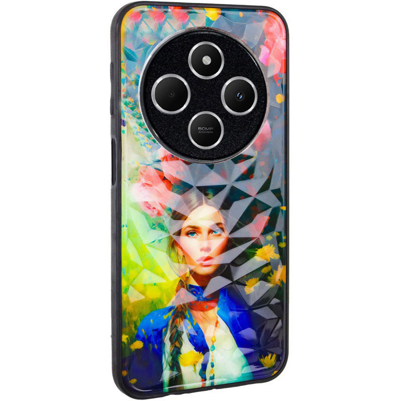 TPU+PC чохол Prisma Ladies для Xiaomi Redmi 14C (Peonies)