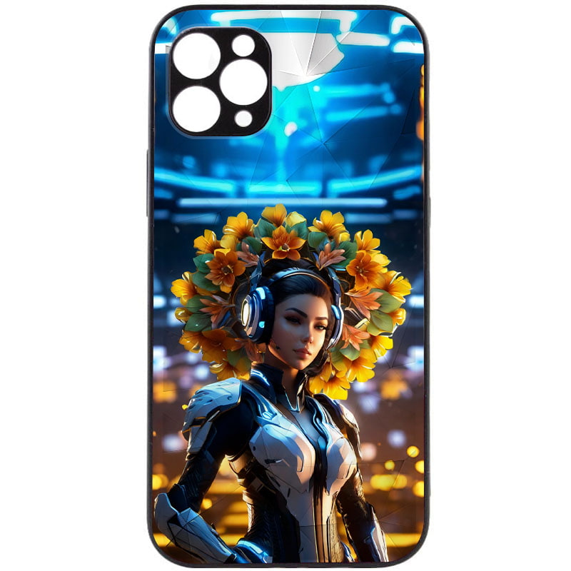 TPU+PC чохол Prisma Ladies Full Camera для Apple iPhone 12 (Cyberpunk)