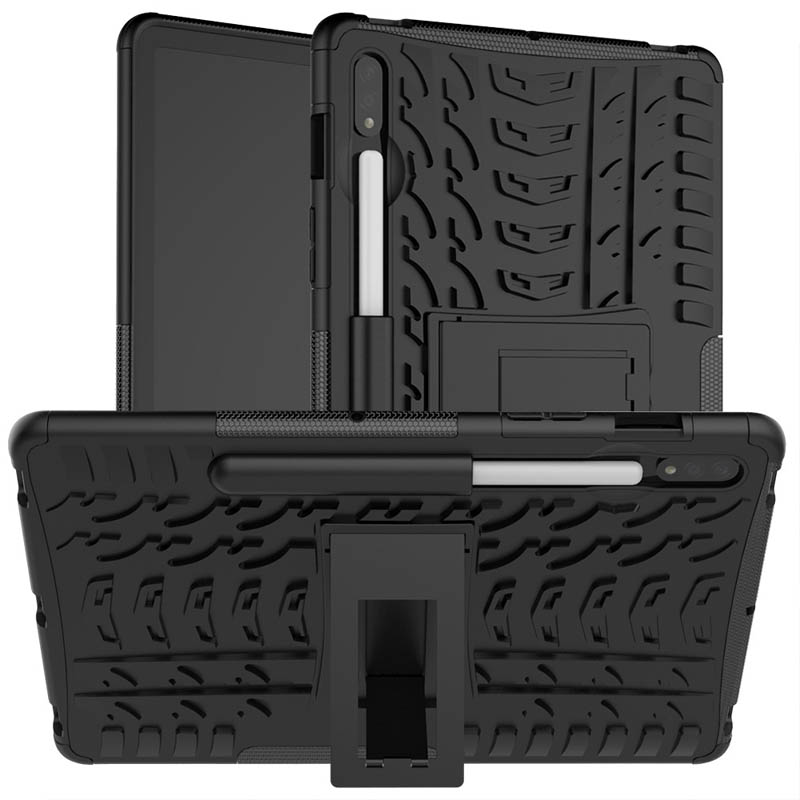 TPU+PC чохол Protector Stand для Samsung Galaxy Tab S9+ 12,4'' (Black)