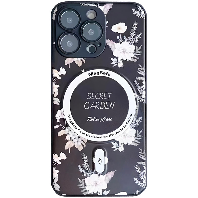 TPU+PC чохол Secret Garden with MagSafe для Apple iPhone 11 Pro (5.8") (Black)