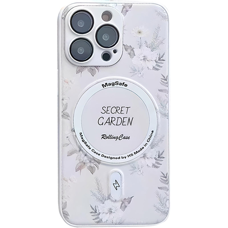 TPU+PC чехол Secret Garden with MagSafe для Apple iPhone 11 Pro (5.8") (White)