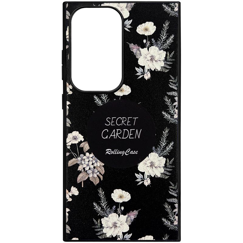 TPU+PC чехол Soft Secret Garden для Xiaomi Redmi Note 14 Pro 5G (Black)