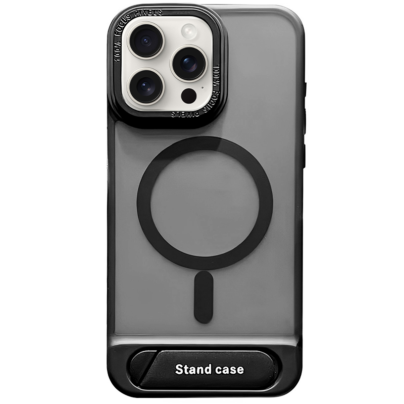 TPU+PC чохол Stand case для Apple iPhone 11 (6.1") (Black)