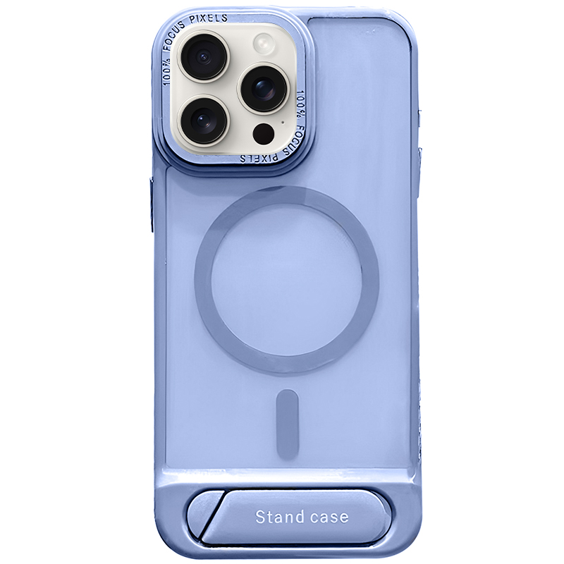 TPU+PC чехол Stand case для Apple iPhone 11 (6.1") (Light blue)