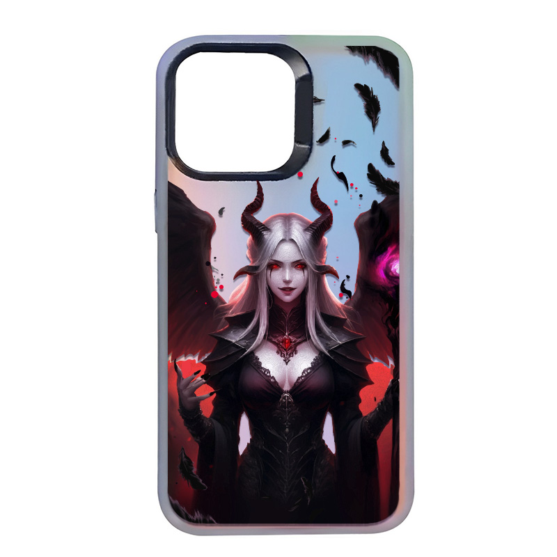 TPU+PC чохол TakiTaki Fantasy magic glow для Apple iPhone 14 Pro Max (6.7") (Witch girl - Pink/Purple)