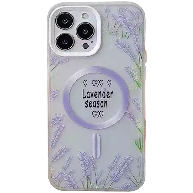 TPU+PC чехол Tenderness with MagSafe для Apple iPhone 14 Pro (6.1") (Lavender season)