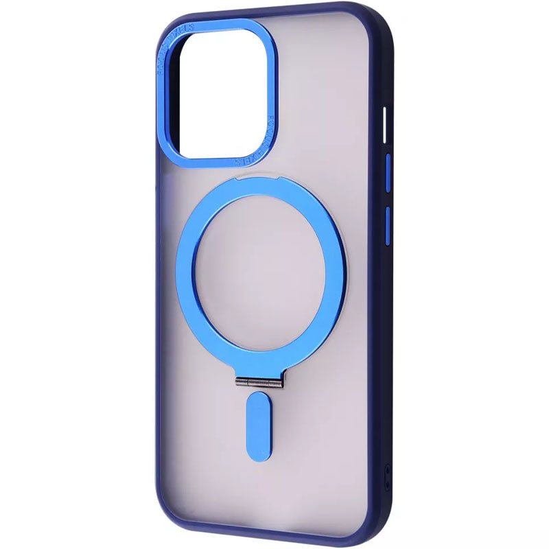 TPU+PC чохол WAVE Attraction case with Magnetic Safe для Apple iPhone 12 Pro Max (Blue)