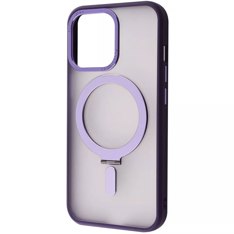 TPU+PC чехол WAVE Attraction case with Magnetic Safe для Apple iPhone 14 Pro (6.1") (Purple)
