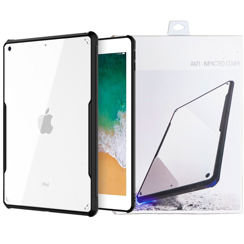 TPU+PC чехол Xundd c усиленными углами для Apple iPad Air 10.5'' (2019) / Pro 10.5 (2017) (Бесцветный / Черный)