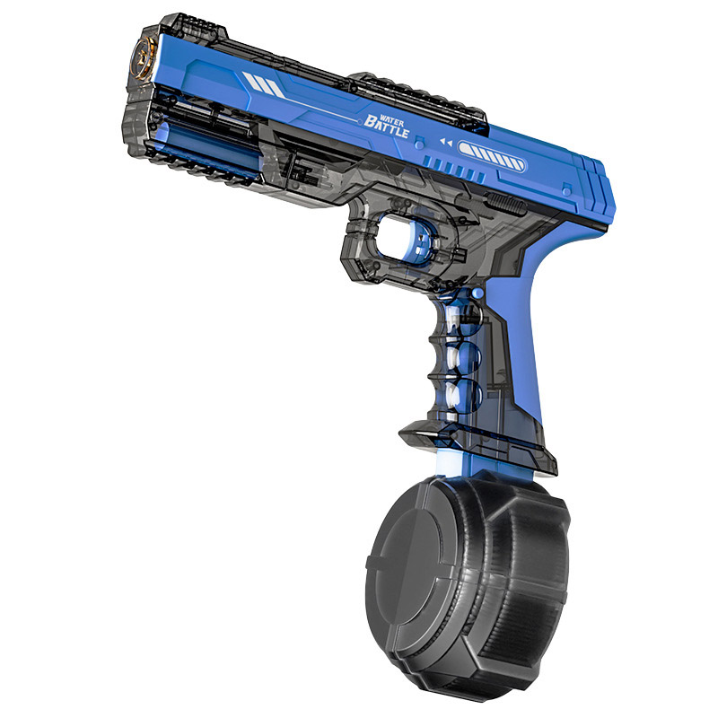 Водяний акумуляторний пістолет Water Gun 66-35 (500ml) with lithium battery (Transparent blue)
