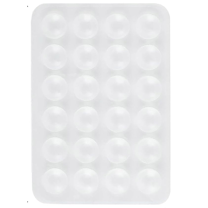 Держатель-присоска для телефона Double Side Silicone 80*55мм (Transparent)