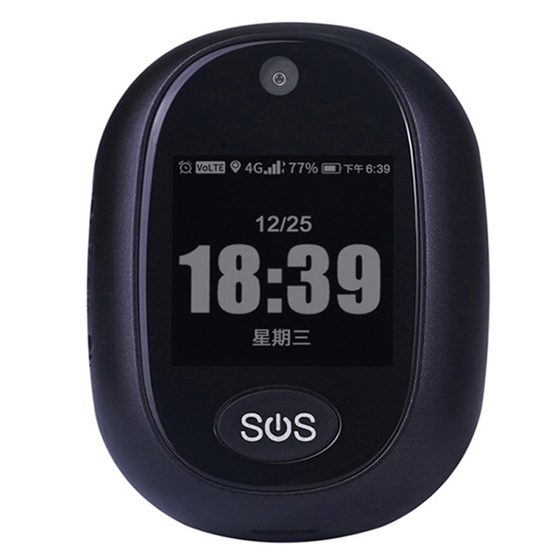 Трекер GPS V45 Tracker Pendant with display SIM (4GLTE with 2GGSM fallback) 600mAh (Black)