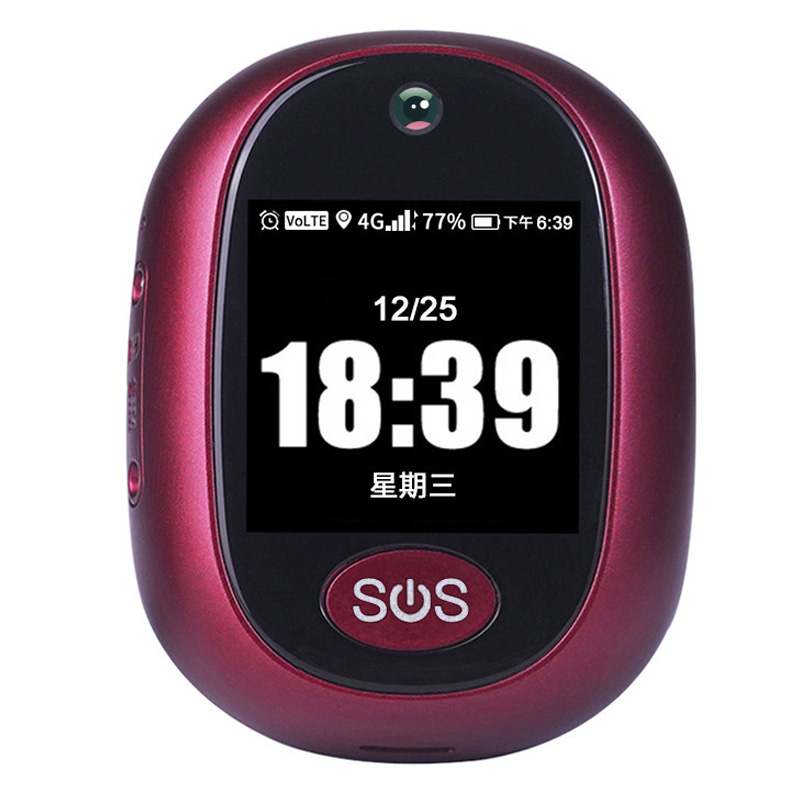 Трекер GPS V45 Tracker Pendant with display SIM (4GLTE with 2GGSM fallback) 600mAh (Red)