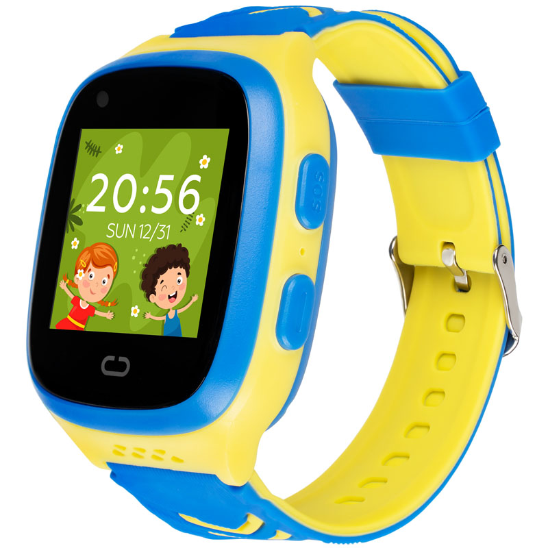 Детские cмарт-часы с GPS трекером 4G Gelius GP-PK006 (IP67) (UA colors) (UA)