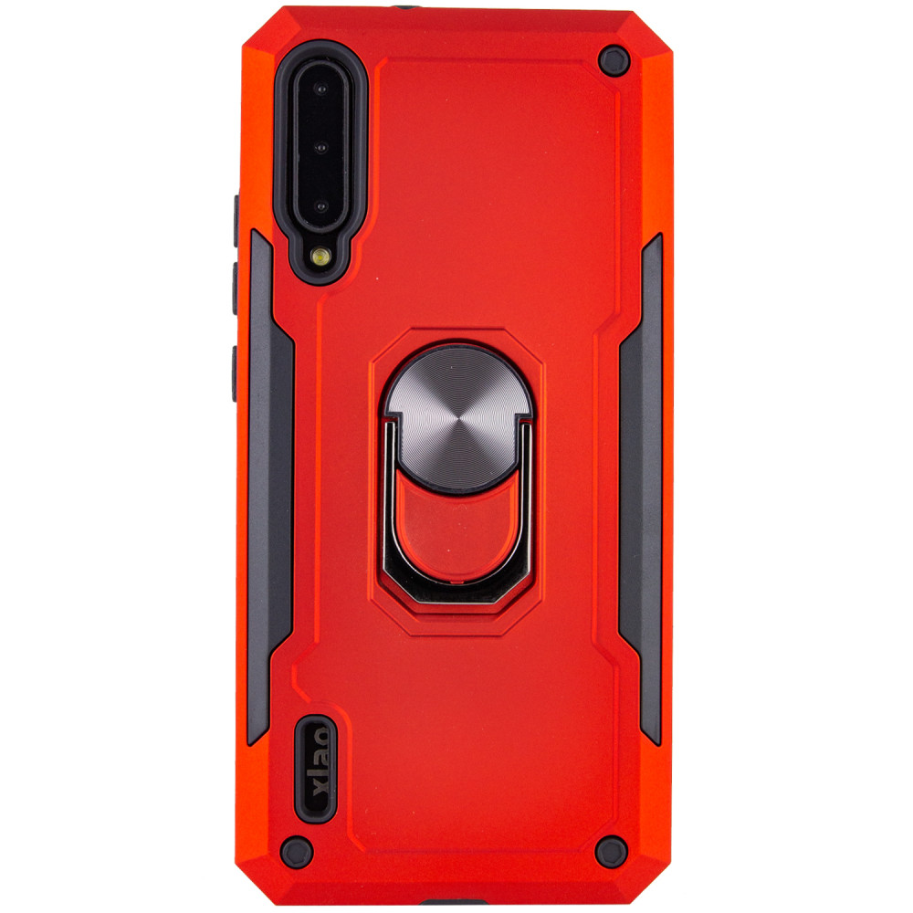 Ударопрочный чехол SG Ring Color магнитный держатель для Xiaomi Mi A3 (Красный)