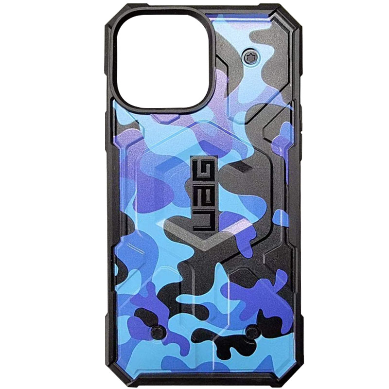 Ударопрочный чехол UAG Pathfinder with MagSafe Camo для Apple iPhone 14 Pro Max (6.7") (Синий)