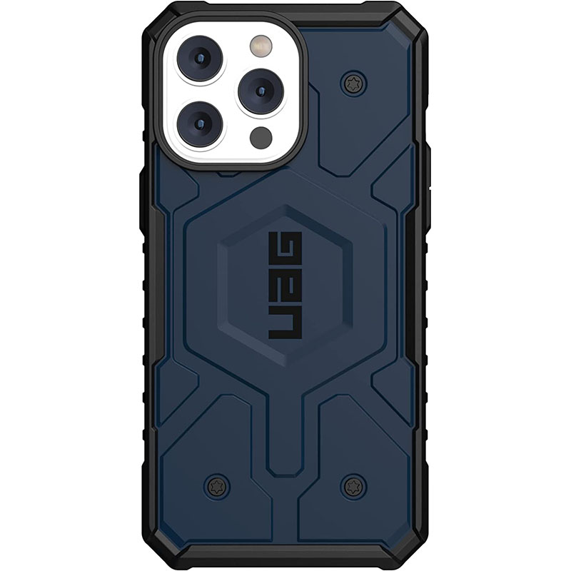 Ударопрочный чехол UAG Pathfinder with MagSafe для Apple iPhone 13 Pro (6.1") (Синий)