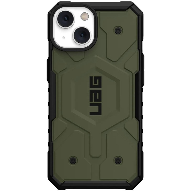 Ударопрочный чехол UAG Pathfinder with MagSafe для Apple iPhone 15 Plus / 14 Plus (6.7") (Зеленый)