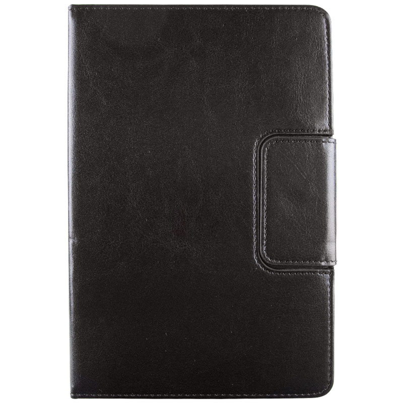 Универсальный кожаный чехол книжка для планшета 9-10" (Черный)