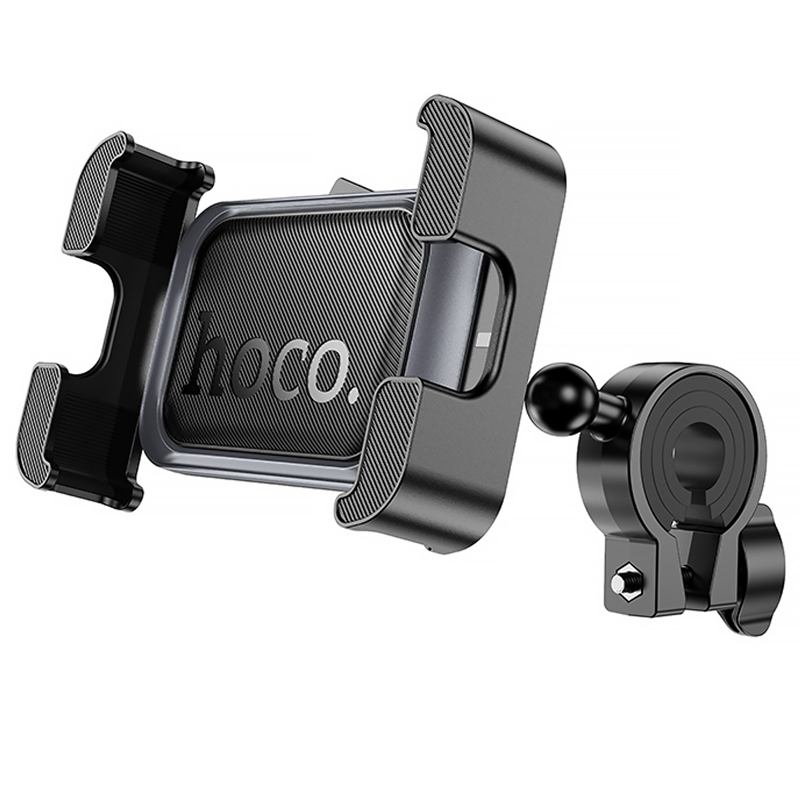 Вело- Мото- держатель Hoco H82 Vista Universal (Black / Metal gray)