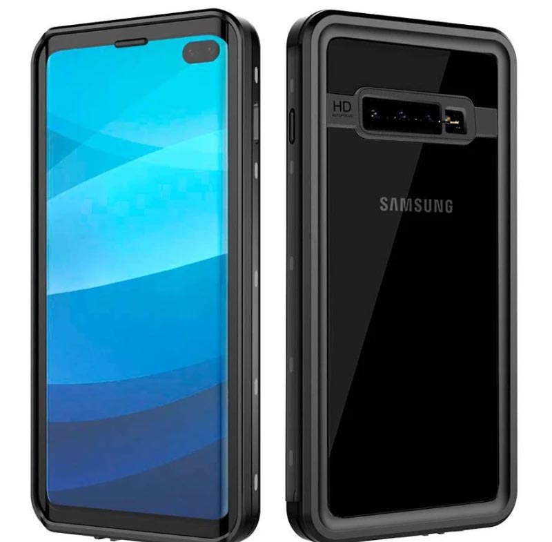 Водонепроникний чохол Shellbox для Samsung Galaxy S10+ (Чорний)